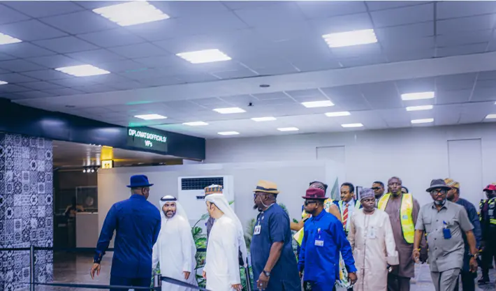Event FAAN-Emirates Brand Activation Lagos officials and people in attendance